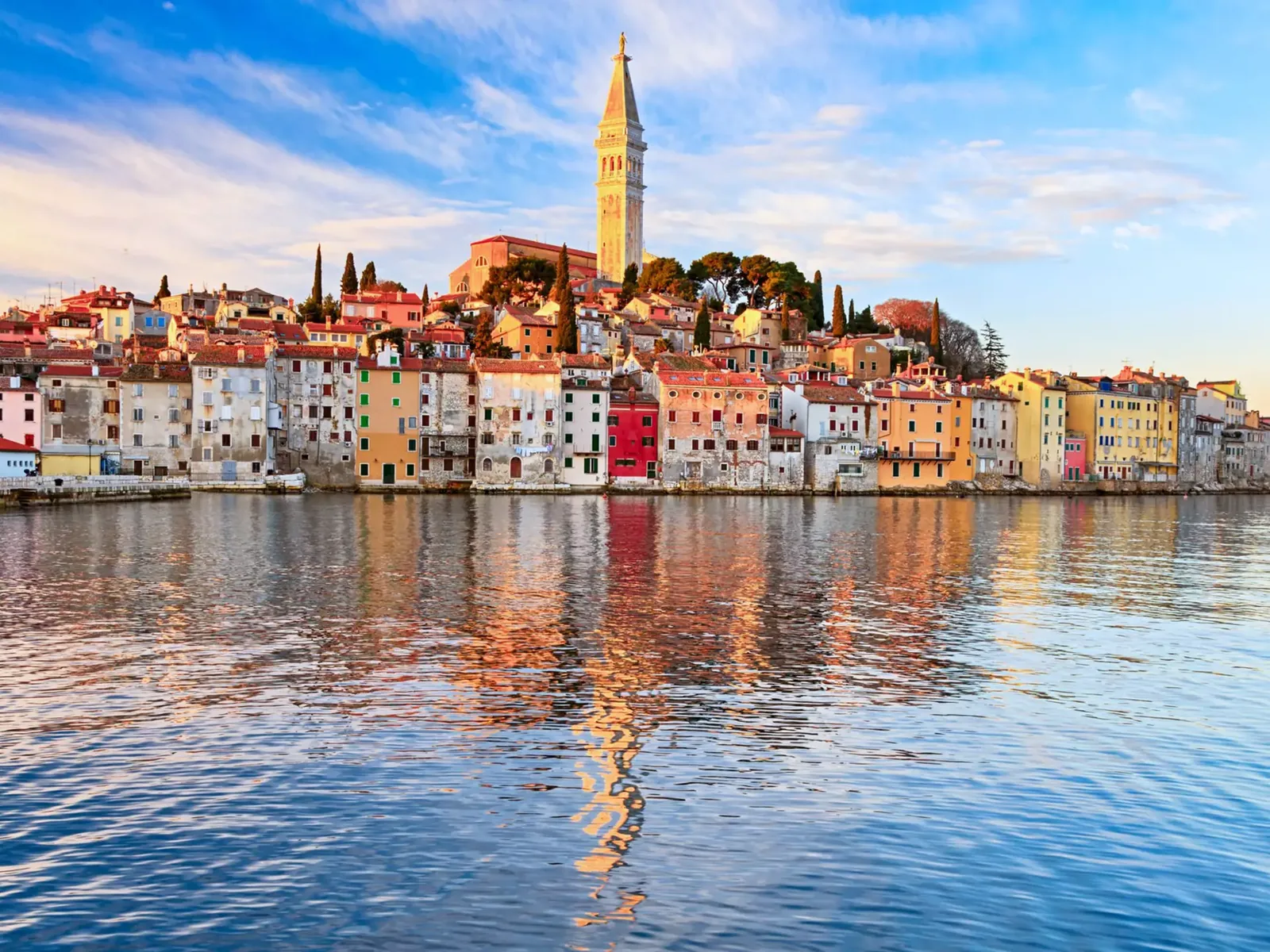 Rovinj on the Istrian coast of Croatia
