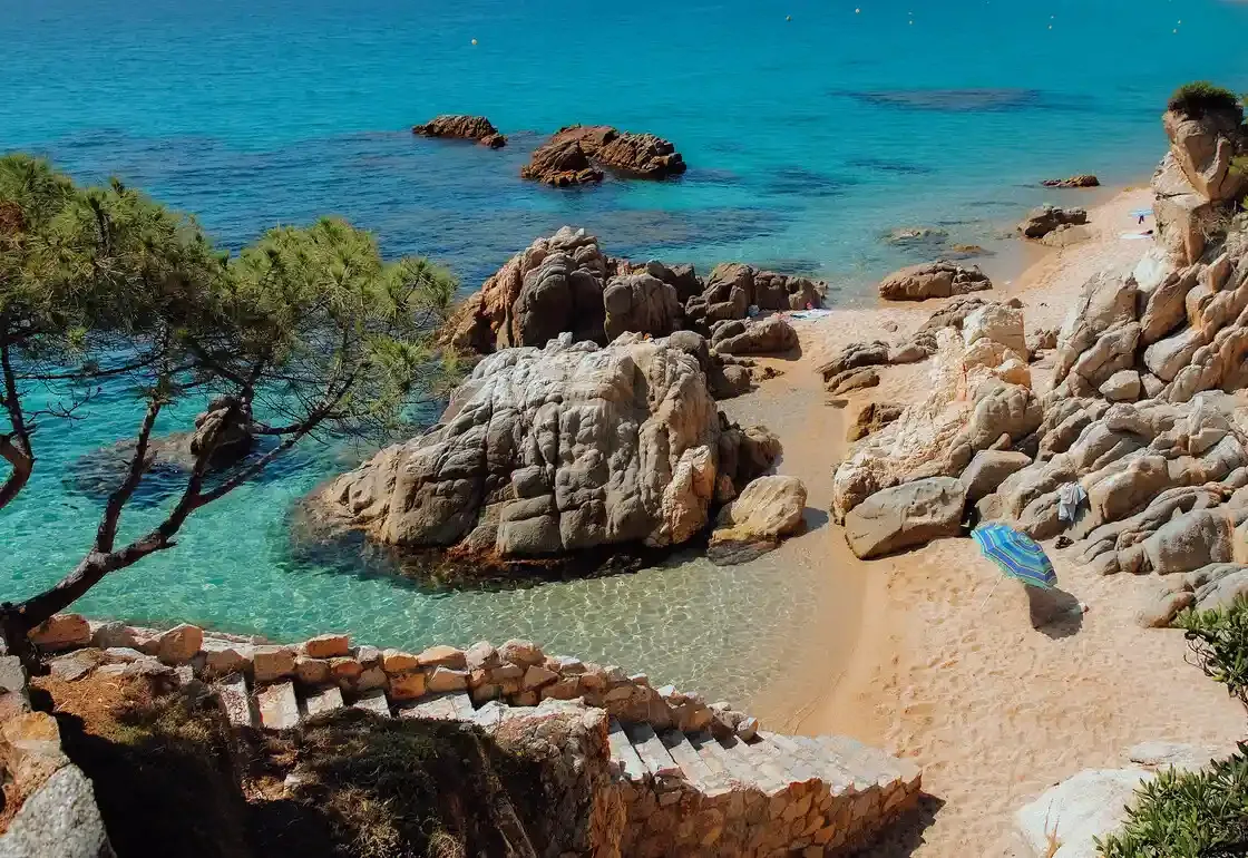 Rocky cove on the Costa Brava