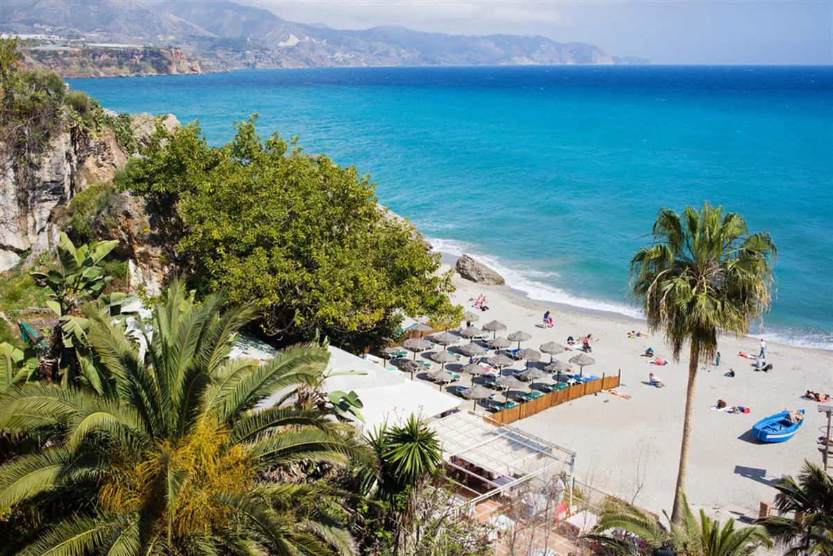 Costa del Sol coastline in Spain